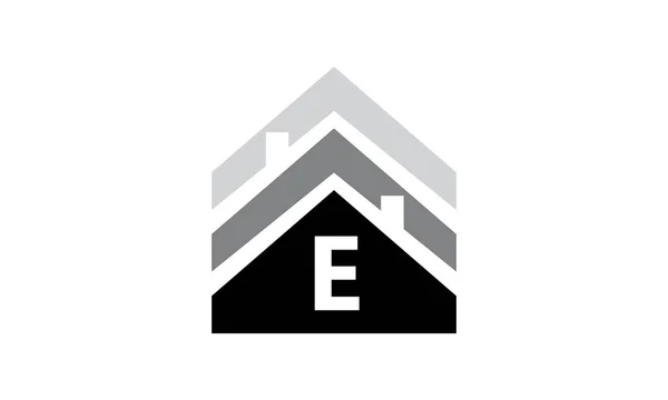 Real Estate Initial E — Stock Vector