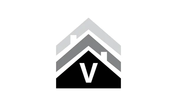 Real Estate eerste V — Stockvector