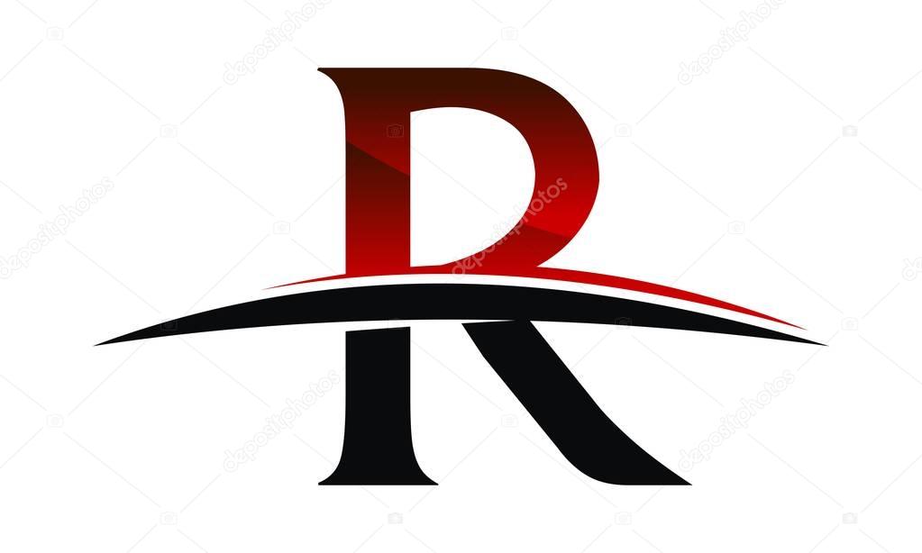 Modern Swoosh Initial R