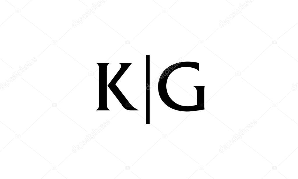 Modern Logo Solution Letter KG