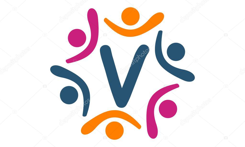 Friendship Teamwork Parenting Letter V