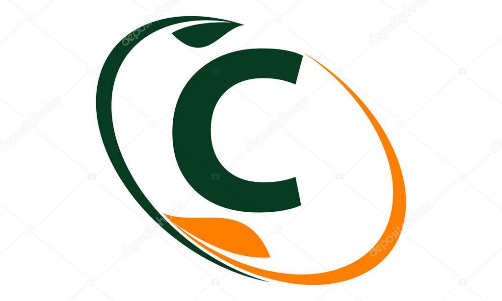 Swoosh Leaf Initial C