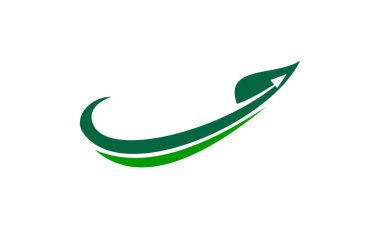 Yaprak ekoloji Bahçe swoosh