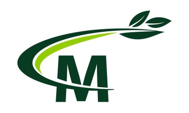 Yaprak harf M swoosh