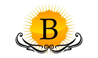 Modern Logo Çözüm harf B