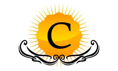 Modern Logo Çözüm harf C