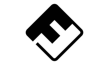 Modern Logo Çözüm harf F