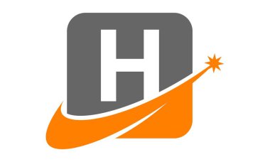 Modern Logo Çözüm harf H