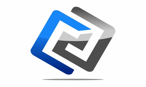 Solution de logo moderne Lettre C A, CA, AC — Image vectorielle