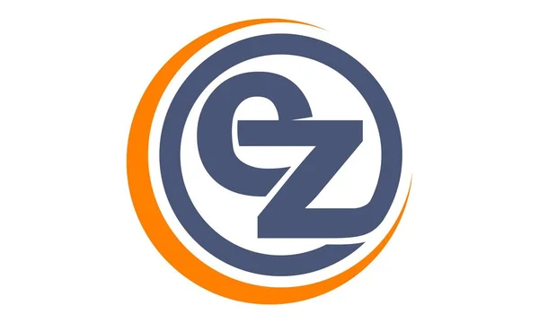 Letter E Z Logo — Stock Vector