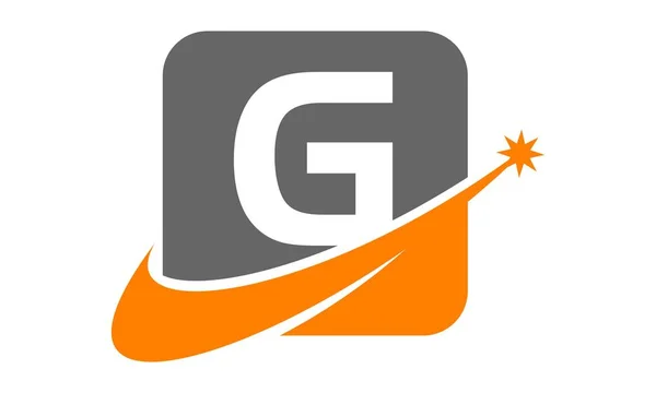 Modern Logo Çözüm harf G — Stok Vektör