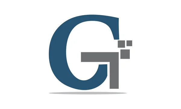 オンライン マーケティングのビジネス流通技術の頭文字 G — ストックベクタ
