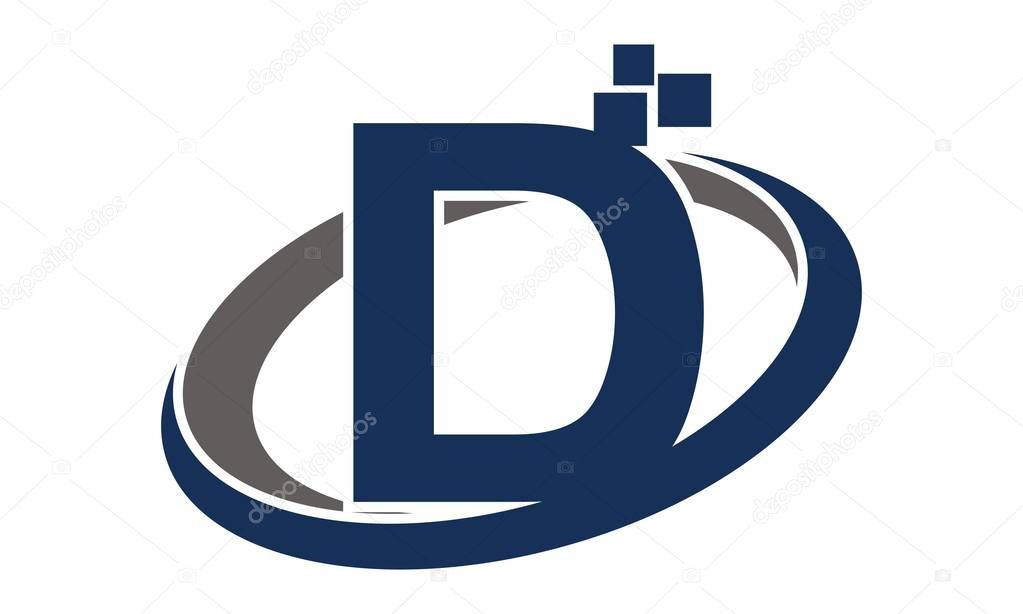 Technology Motion Synergy Letter D