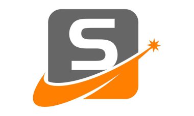 Modern Logo Çözüm harf S