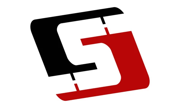 Логотип Початкове з'єднання S — стоковий вектор