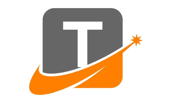 Solution de logo moderne Lettre T — Image vectorielle