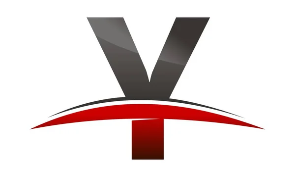 Swoosh modernes Logo anfänglich y — Stockvektor