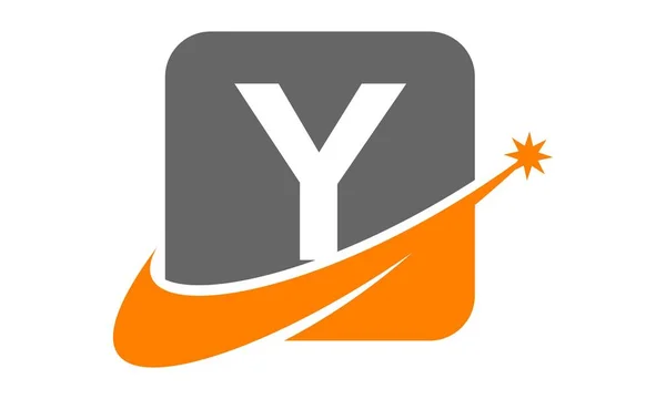 Logotipo moderno Solução letra Y — Vetor de Stock