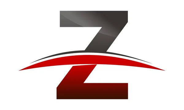 Swoosh Modern Logo Initial Z — Stock Vector