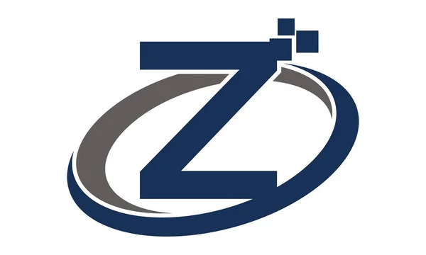 技术运动协同字母 Z — 图库矢量图片