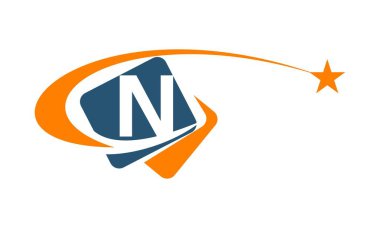 Star medya N harfi Swoosh