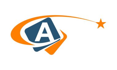 Star medya harf A Swoosh