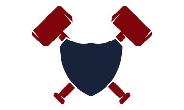 Çekiç kalkan koruma savaşçı