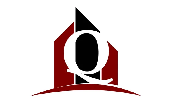 Vastgoed Letter Q — Stockvector