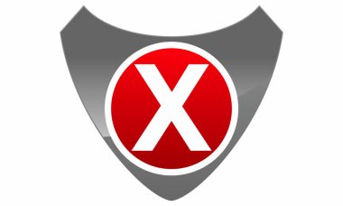 Modern Logo kalkan harf X