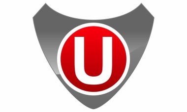 Modern Logo kalkan harf U