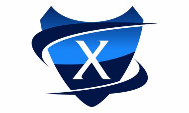 Modern Logo kalkan harf X