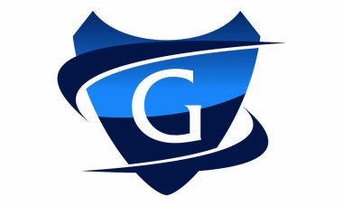 Modern Logo kalkan harf G