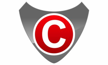 Modern Logo kalkan harf C