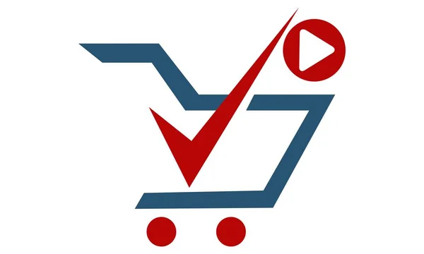 Negozio on line Affiliazione Marketing Video Tutorial — Vettoriale Stock