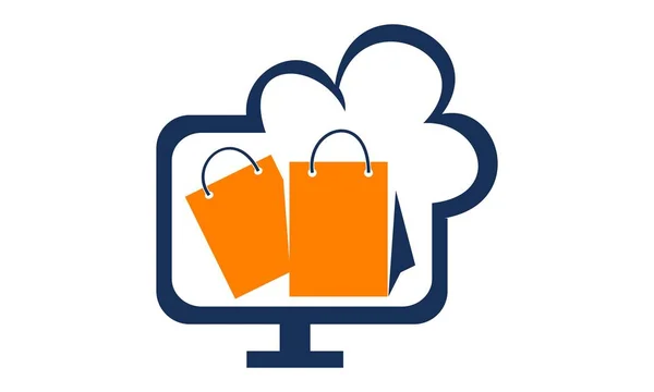 Alışveriş Online sipariş satınalma — Stok Vektör