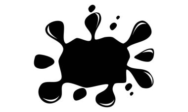 Splash şablon ıslak boş