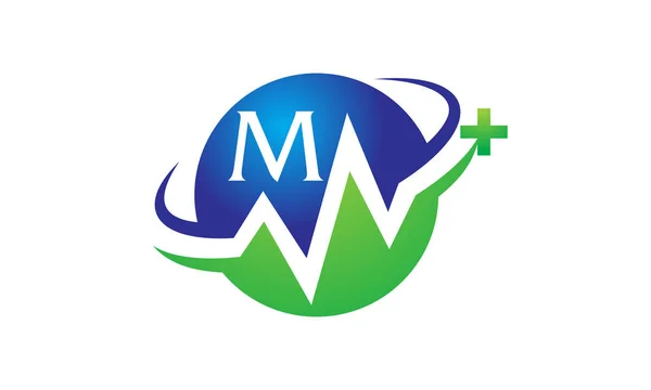 Medical Health Initial M — Vector de stoc