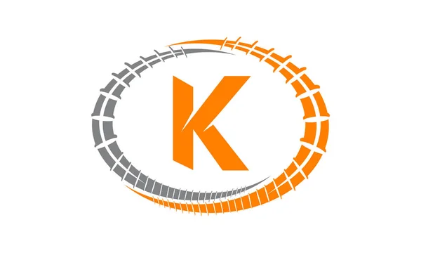 Сталевий блок Початковий K — стоковий вектор