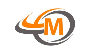 Merkezi mektup M swoosh