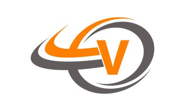 Merkezi harf V swoosh