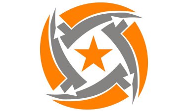 Ok döndürme Swoosh yıldız