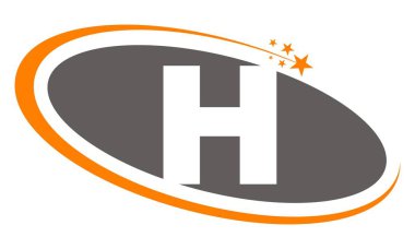 Yıldız harfi H swoosh