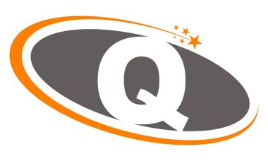 Yıldız harf Q swoosh