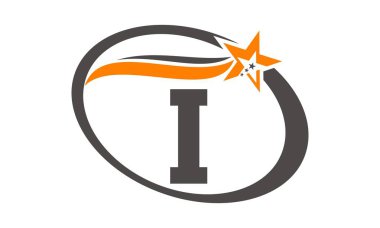 Yıldız Swoosh harf ben