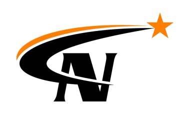 Yıldız Swoosh harf N