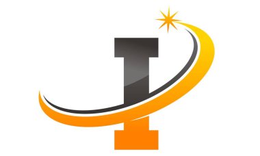 Yıldız Swoosh harf ben