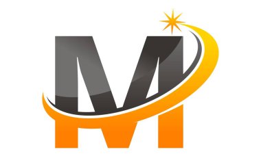 Yıldız Swoosh harf M