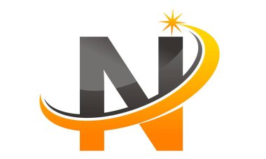 Yıldız Swoosh harf N