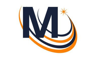 Yıldız Swoosh harf M