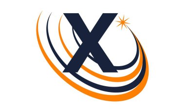 Yıldız Swoosh harf X